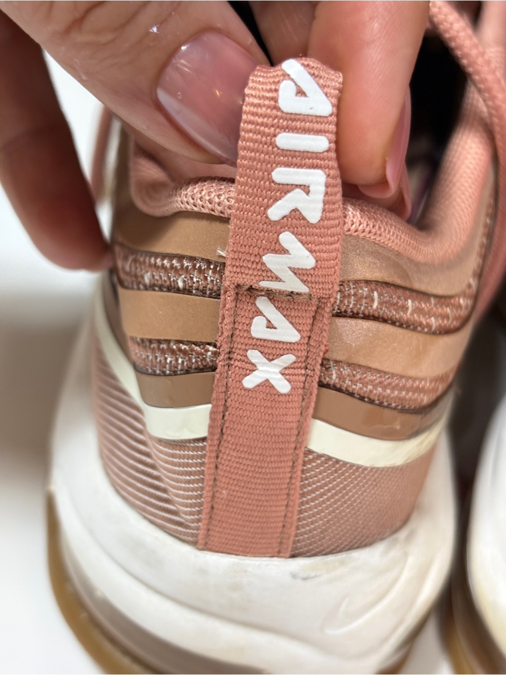 Nike Air Max 97 Ultra 17 Metallic Rose Gold Sneakers 8.5 - Picture 5 of 9